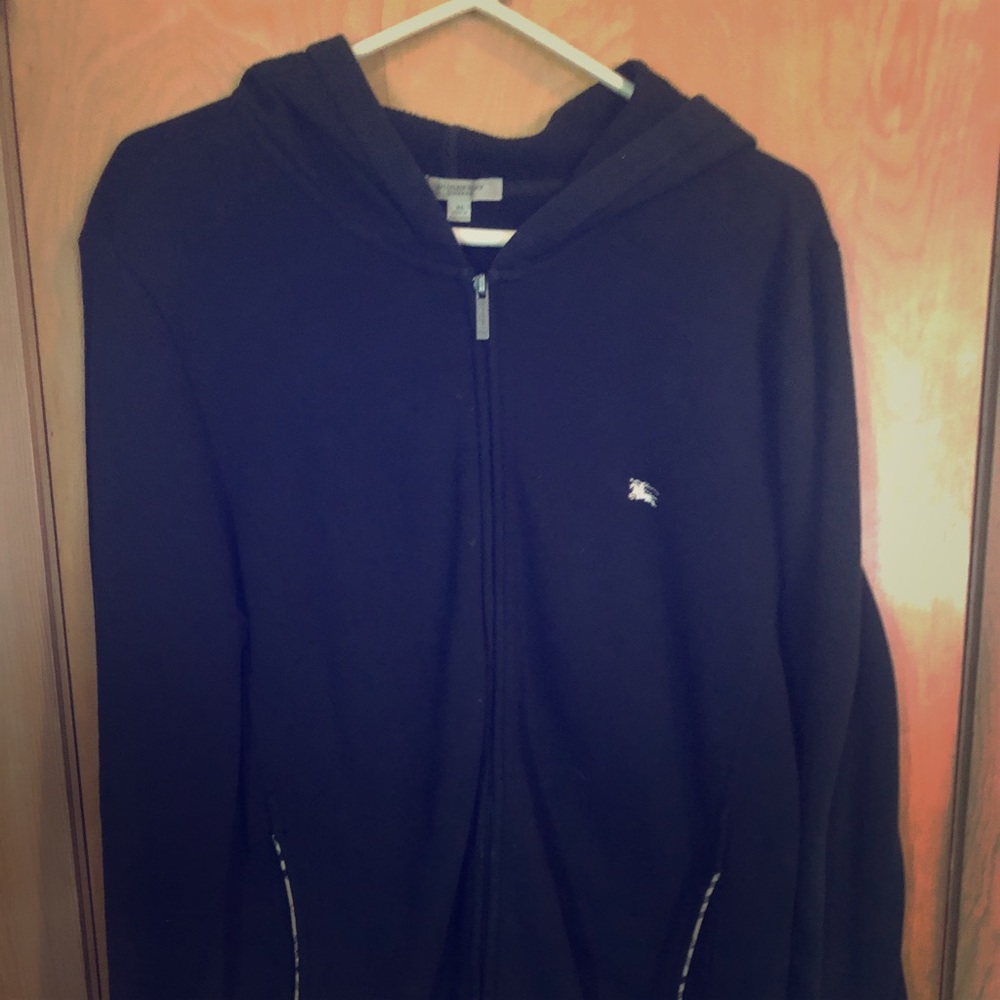 Women’s Burberry zip up hoodie size XL.